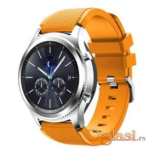 Orange ema silikonska narukvica 22mm Samsung ,Huawei watch 46mm